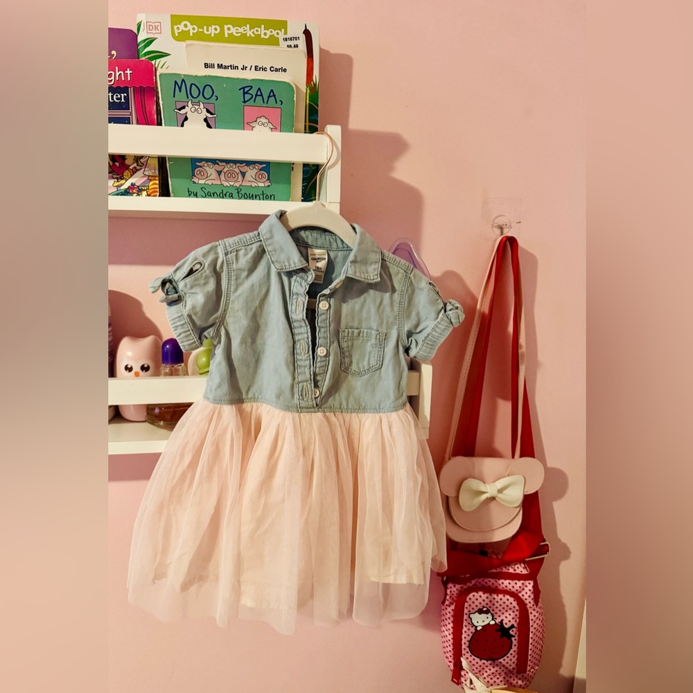 OshKosh B'gosh Blue and Pink Kids Dress